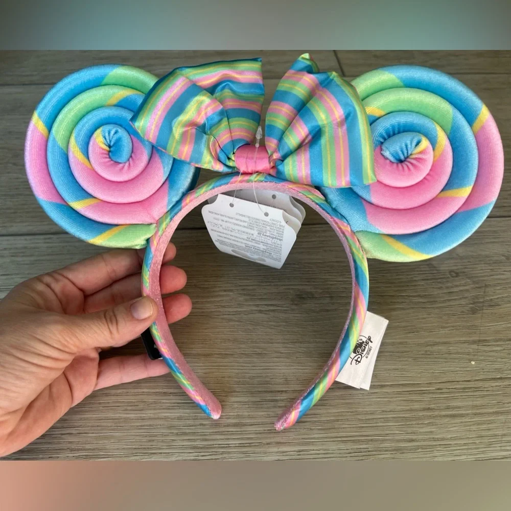 Disney Eats Minnie Mouse Lollipop Headband Ears New 🍭 - Picture 4 of 8